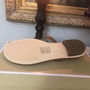 Michael Kors sandals size 7 luggage color